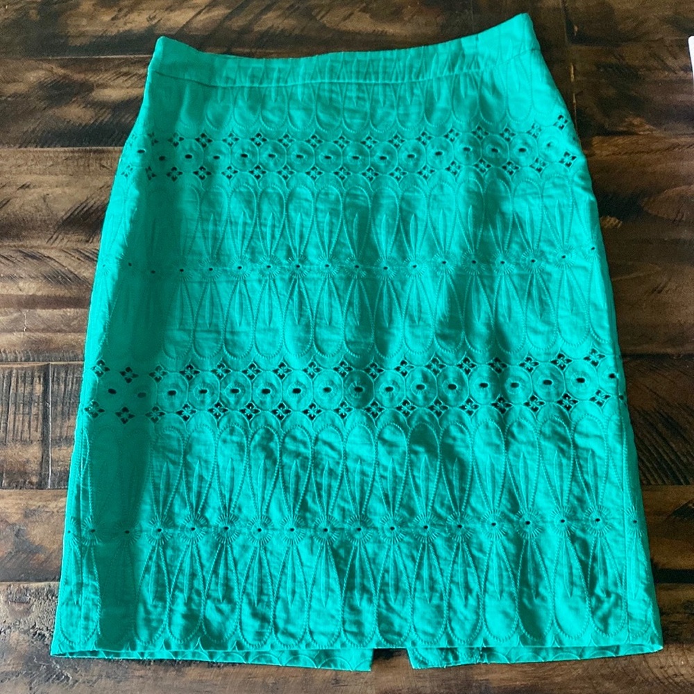 Beautiful eyelet skirt.